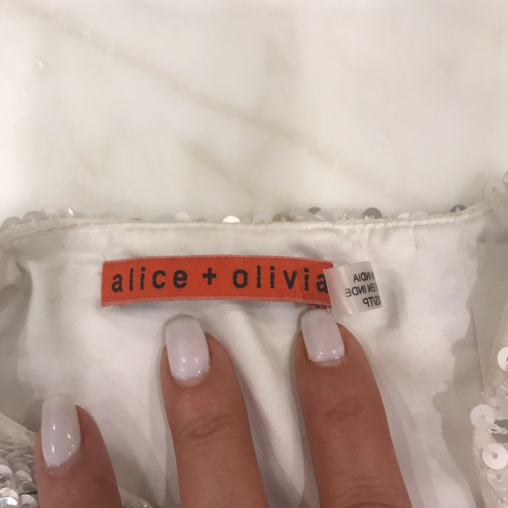 Perfect sequins white jacket - Picture 4 of 4